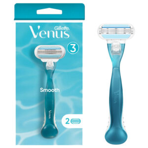 GILLETTE VENUS SMOOTH Rasoio 3 lame donna + testina di ricambio ricarica