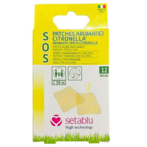 Setablu PATCHES AROMATICI CITRONELLA repellente zanzare – 12 pezzi