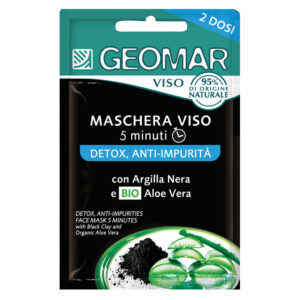 GEOMAR maschera viso detox anti-impurità 5minuti - 2 dosi