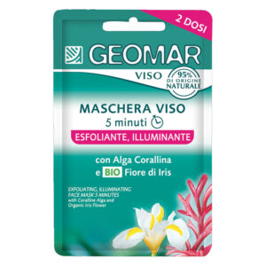 GEOMAR maschera viso esfoliante e illuminante 5 minuti - 2 dosi