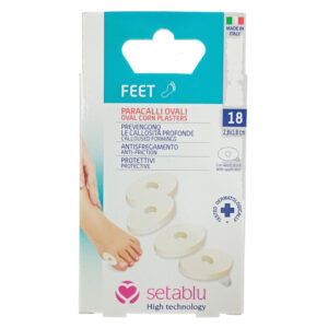 SETABLU feet PARACALLI OVALI anti-sfregamento protettivi 2,8 x 1,8cm- 18pz