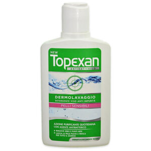 TOPEXAN antibatterico DERMOLAVAGGIO detergente viso anti-impurità per pelli sensibili 150ml