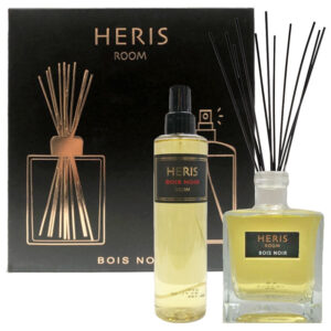 PLATINUM HERIS ROOM BOIS NOIR Profumatore Ambiente equivalente spray 250ml + bamboo 250ml