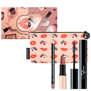 Cofanetto donna DIEGO DALLA PALMA Eyes And Lips Nude Kit Mascara + Matita Labbra + Rossetto Lucido Semitrasparente + Pochette