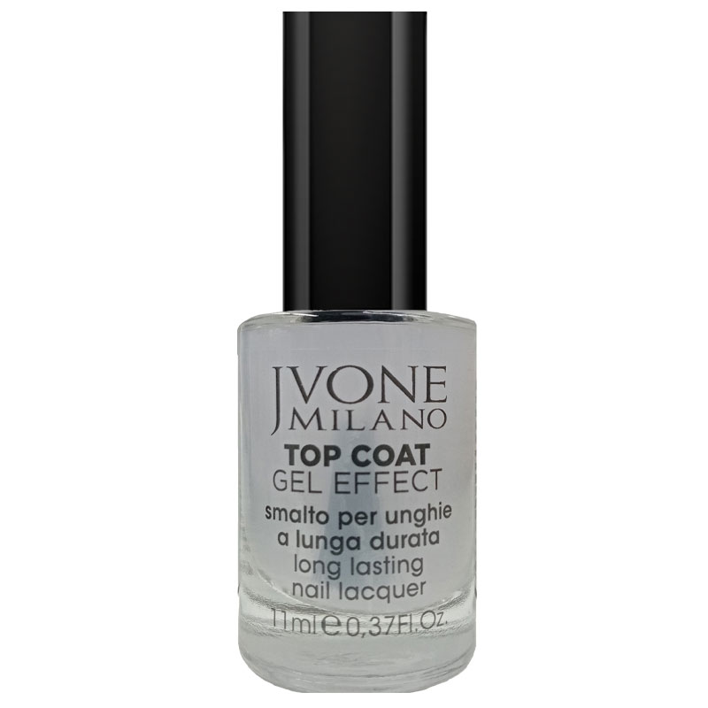 JVONE Milano TOP COAT GEL EFFECT smalto per unghie a lunga durata 11ml