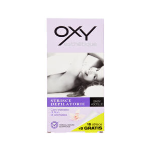 24 strisce depilatorie OXY ESTHÉTIQUE per ascelle e bikini