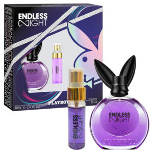 Cofanetto donna PLAYBOY ENDLESS NIGHT edt 60ml + mini formato da borsa 15ml