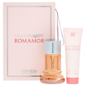 Cofanetto donna LAURA BIAGIOTTI ROMAMOR travel retail exclusive edt 50ml + body lotion 50ml