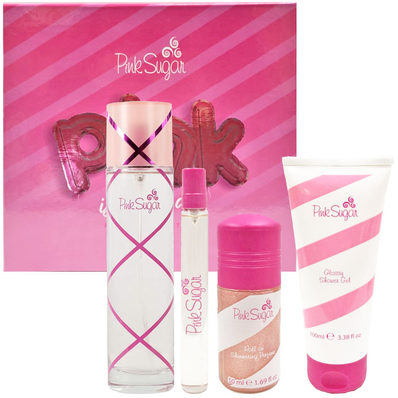 Cofanetto donna PINK SUGAR PINK IS IN THE AIR edt + edt da borsa +