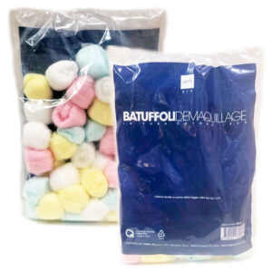 Labor Pro BATUFFOLI demaquillage STRUCCANTI in 100% cotone - 40 pezzi