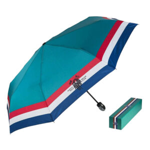 Harvey Miller POLO CLUB OMBRELLO pieghevole antivento verde