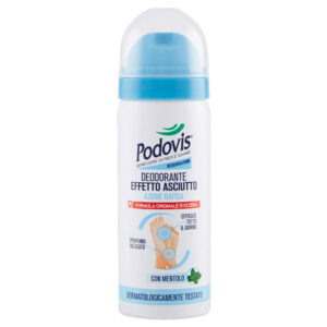 PODOVIS DEODORANTE EFFETTO ASCIUTTO con mentolo per piedi 50ml
