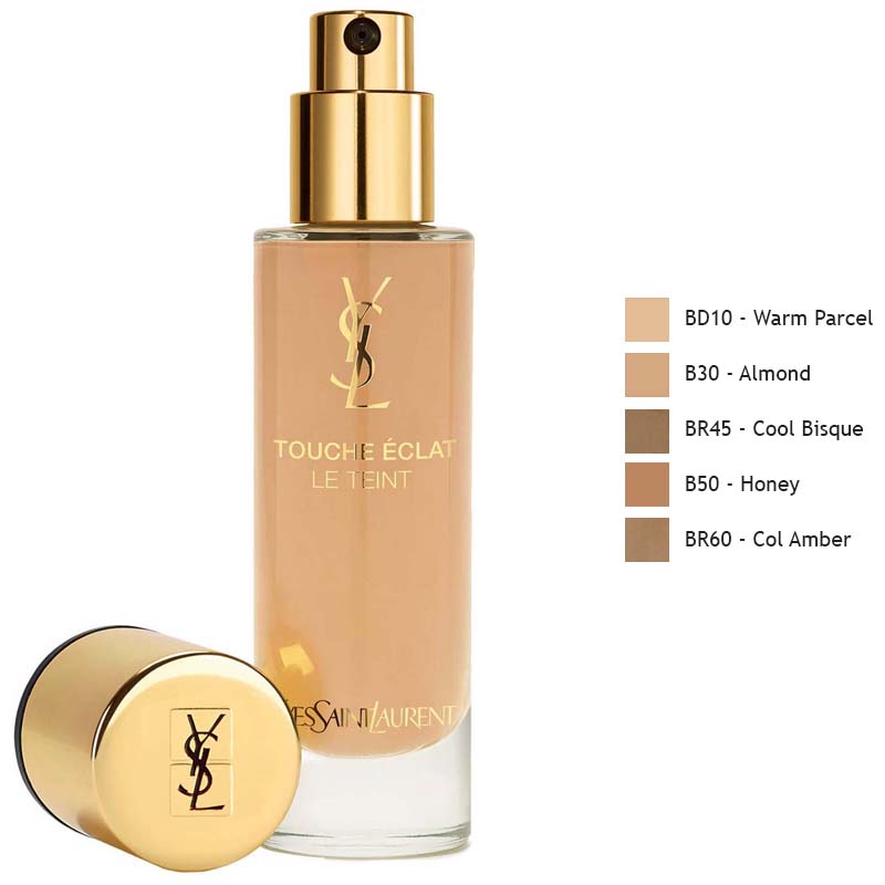 YVES SAINT LAURENT TOUCHE ÉCLAT LE TEINT fondotinta illuminante anti-fatica 30ml