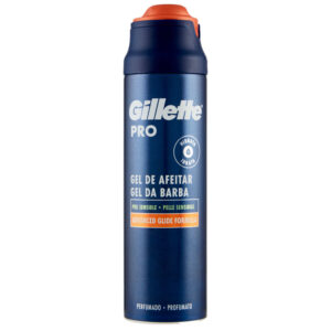 GILLETTE PRO GEL DA BARBA idratante per pelli sensibili profumato 200ml