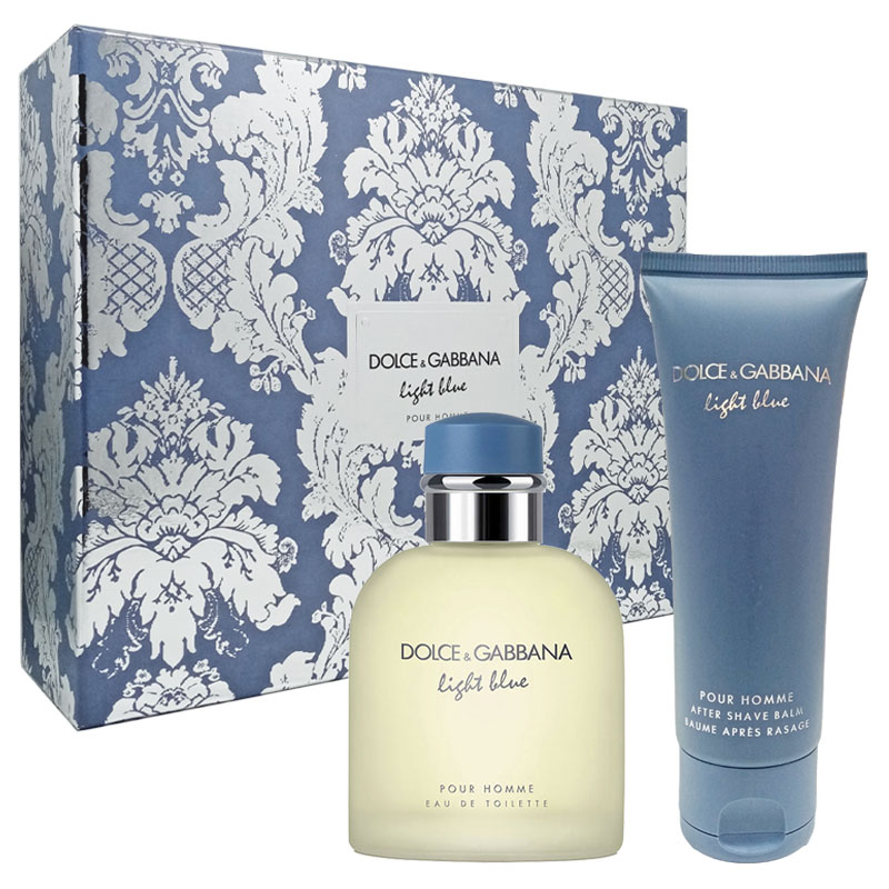 (image for) Cofanetto uomo DOLCE & GABBANA LIGHT BLUE POUR HOMME edt 75ml + aftershave balm 75ml