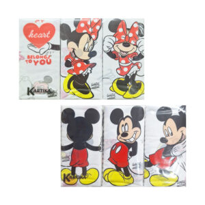 KARTIKA DISNEY MICKEY & MINNIE MOUSE Fazzoletti naso 4 veli - 54 pezzi
