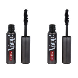 Stock 2pz PUPA VAMP! MINI MASCARA ALL IN ONE 101 black 5ml