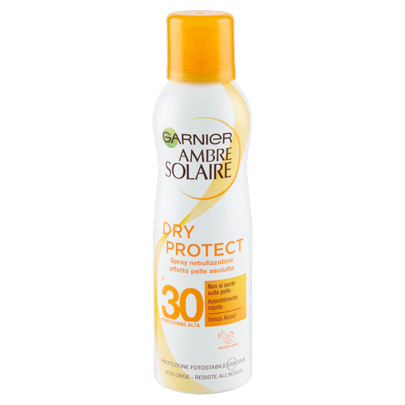 GARNIER ambre solaire DRY PROTECT protezione solare 30 alta spray 200ml