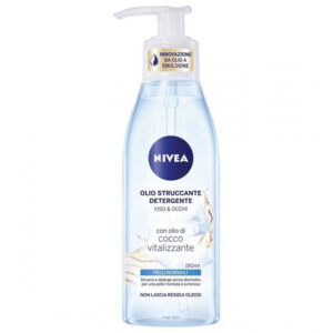 NIVEA OLIO STRUCCANTE detergente viso e occhi OLIO DI COCCO pelli normali 150ml