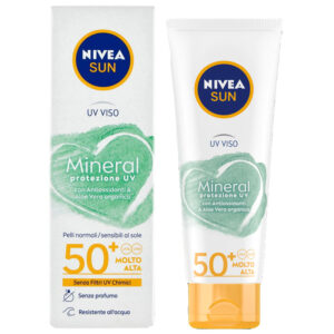 NIVEA SUN MINERAL CREMA VISO protezione solare 50+ molto alta 50ml
