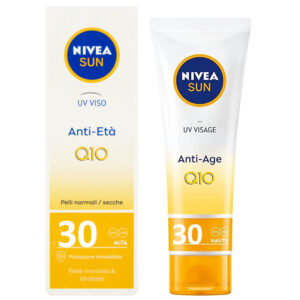 NIVEA SUN ANTI ETÀ Q10 CREMA VISO protezione solare 30 alta 50ml