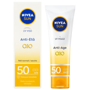 NIVEA SUN ANTI ETÀ Q10 CREMA VISO protezione solare 50 alta 50ml