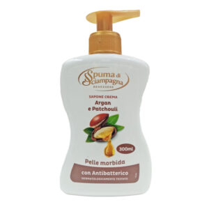 SPUMA DI SCIAMPAGNA Sapone Crema Argan e Patchouli 300ml - 12 pezzi