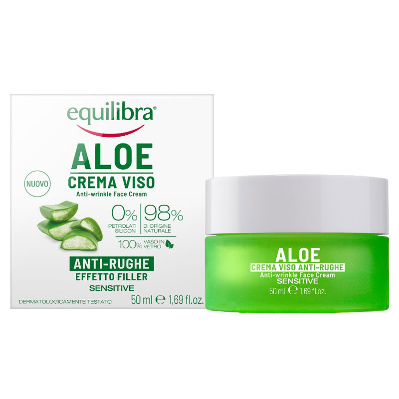 EQUILIBRA ALOE CREMA VISO anti-rughe effetto filler 50ml