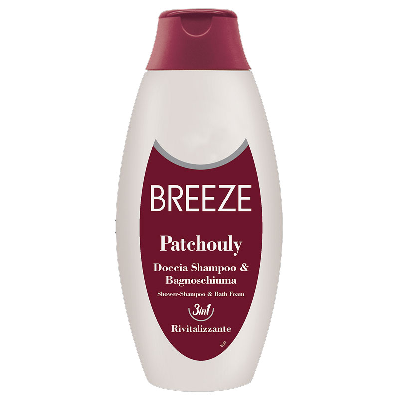 BREEZE doccia-shampoo & bagnoschiuma PATCHOULY RIVITALIZZANTE 400ml