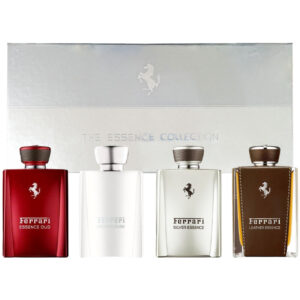 Cofanetto uomo FERRARI THE ESSENCE COLLECTION silver + oud + musk + leather edp 100ml