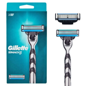 RASOIO GILLETTE MACH3 manico + lametta ricambio 3 lame