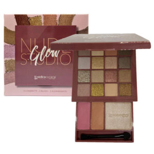 Cofanetto make-up BELLAOGGI NUDE STUDIO GLOW Palette occhi e viso