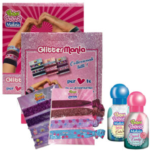 Cofanetto bambina BON BONS MALIZIA GLITTER MANIA profumi edt 50ml + set braccialetti
