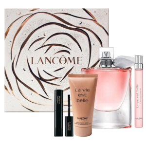 Cofanetto donna LANCOME LA VIE EST BELLE edp 100ml + latte corpo 50ml + edp da borsa 10ml + mascara Hypnose 2ml