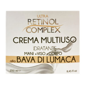 ULTRA RETINOL COMPLEX crema multiuso idratante mani-viso-corpo BAVA DI LUMACA 250ml