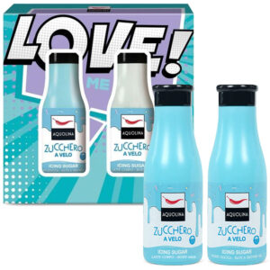 Cofanetto donna AQUOLINA LOVE ME ZUCCHERO A VELO body milk 125ml + bath & shower gel 125ml