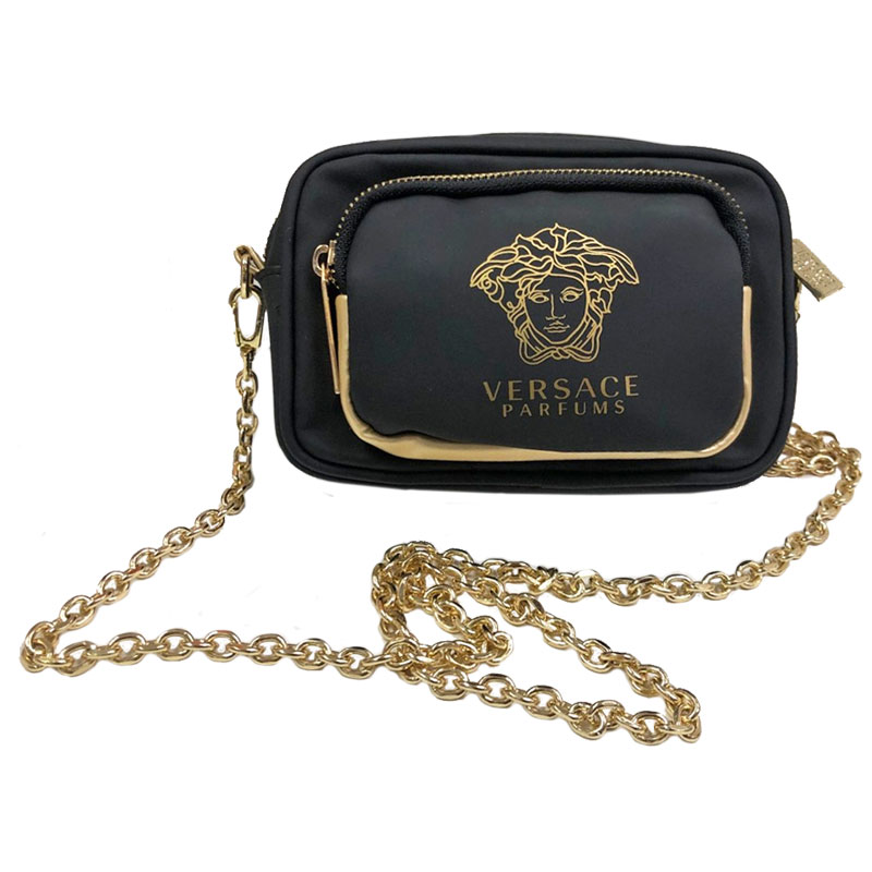 Cofanetto donna VERSACE CRYSTAL NOIR edt 50ml + bath & shower gel 50ml + body lotion 50ml - immagine 2