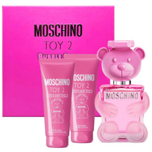 Cofanetto donna MOSCHINO TOY 2 BUBBLE GUM edt 50ml + body lotion 50ml + bath & shower gel 50ml