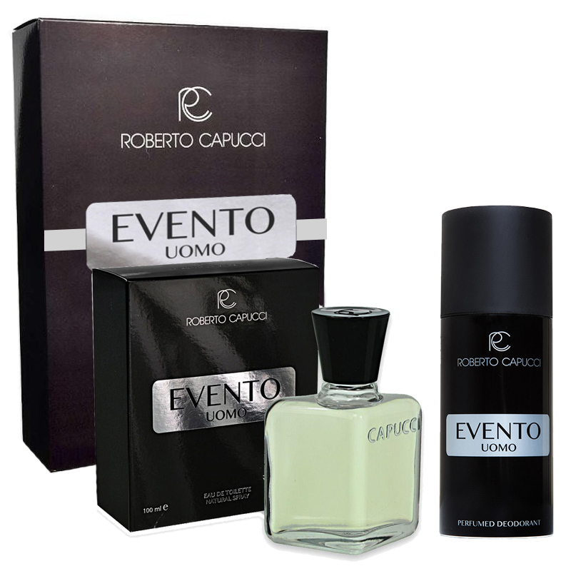 Cofanetto uomo ROBERTO CAPUCCI EVENTO edt 100ml + perfumed deodorant 150ml