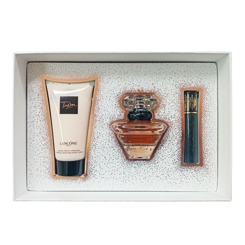 Cofanetto donna LANCOME TRÉSOR edp 30ml + body lotion 50ml + mascara Hypnôse 2ml - immagine 2