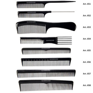 GUENZANI Pettine professionale antistatico in carbonio per capelli