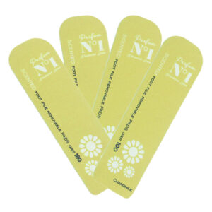 UNIQUE Ricambi adesivi abrasivi alla camomilla per raspa piedi grana 100/180 - 10 pezzi