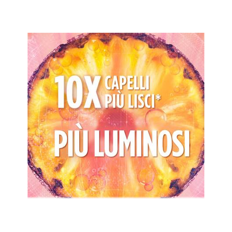 GARNIER FRUCTIS ANANAS HAIR DRINK BALSAMO LAMELLARE LUNGHEZZE LUMINOSE capelli lunghi e spenti 200ml - immagine 4