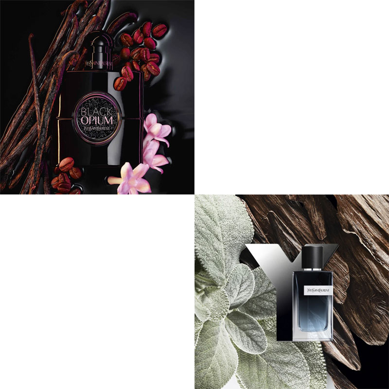 Cofanetto Miniature Lui & Lei YVES SAINT LAURENT BLACK OPIUM LE PARFUM donna 7,5ml + Y edp uomo 10ml - immagine 2