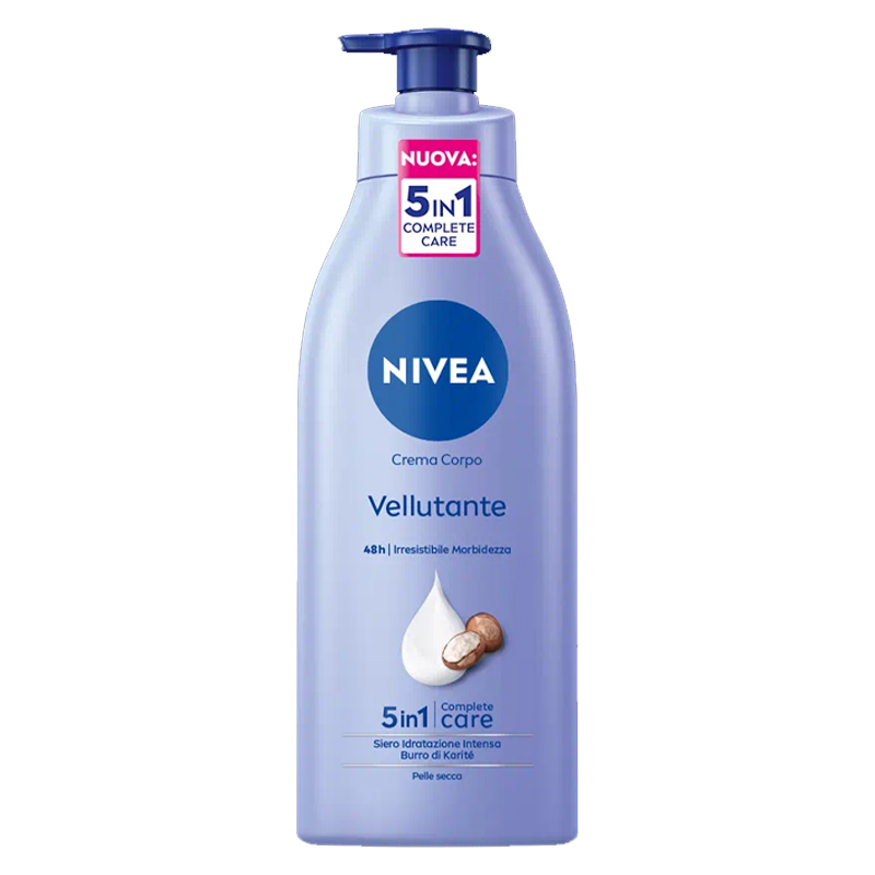 NIVEA crema corpo VELLUTANTE Burro di karitè per pelli secche 500ml