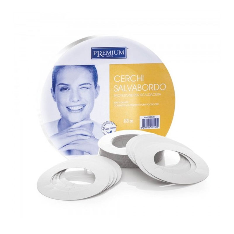 PREMIUM TEXTILE Cerchi salvabordo protezione scaldacera - 100pz - immagine 2