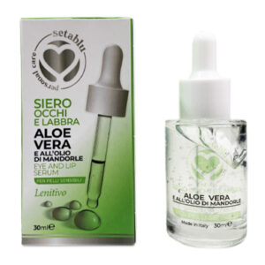 SETABLU Siero occhi e labbra Aloe Vera e Olio di Mandorle Lenitivo 30ml