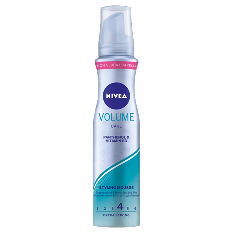 NIVEA VOLUME CARE Styling Mousse per capelli Tenuta extra forte 150ml