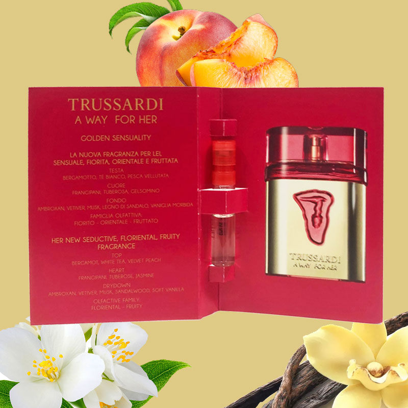Campioncini TRUSSARDI A WAY FOR HER edt donna 1,5ml - 15 pezzi - immagine 2