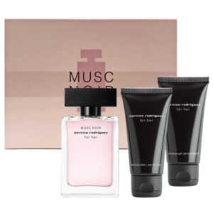 Cofanetto donna NARCISO RODRIGUEZ MUSC NOIR FOR HER edp 50ml + shower gel 50ml + body lotion 50ml